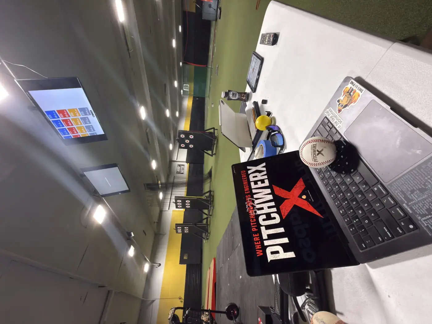 Training floor at Pitchwerx
