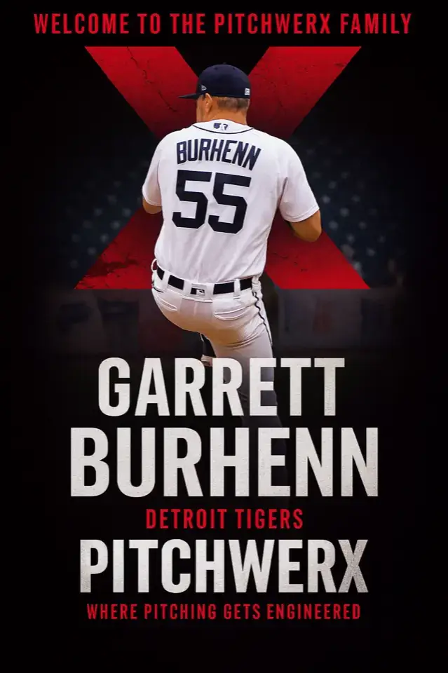 Garrett Burhenn — Pitchwerx athlete welcome graphic